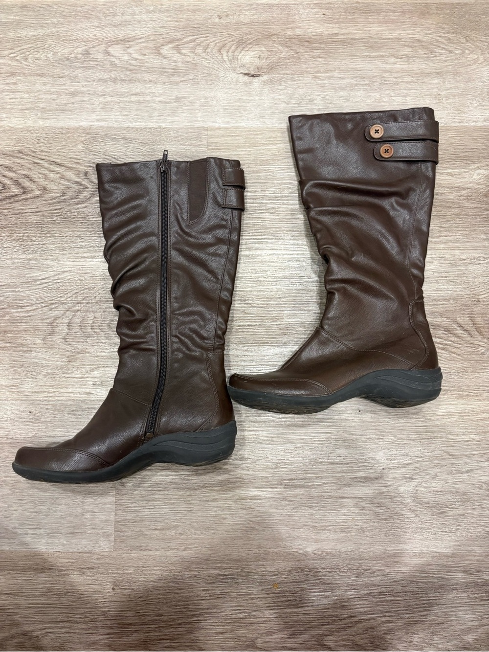 Women's Brown Hush Puppies Casual Boots